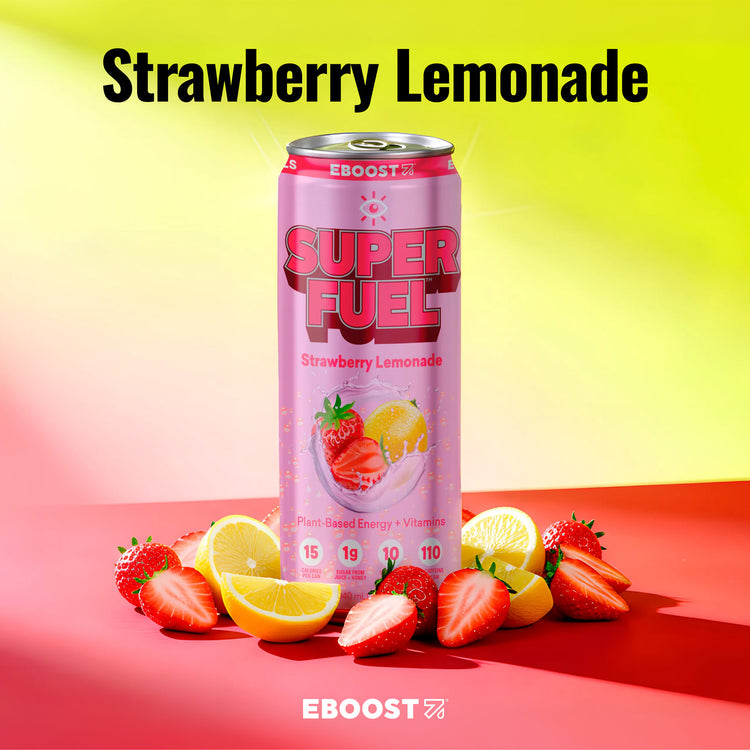 SUPER FUEL by EBOOST, Strawberry Lemonade / Case (12) SUPER FUEL by EBOOST, Strawberry Lemonade / Case (12)